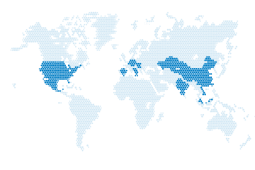 Global presence of Waterleaktest.com as a leader in patented water ingress detection technology for automotive water testing, showing delivery reach and application of WLT testers, attachments, and WICK sensors worldwide