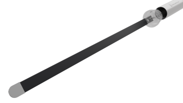 WLT 17 flat adapter used as a probe or attachment for WLTe tester in automotive water leak detection
